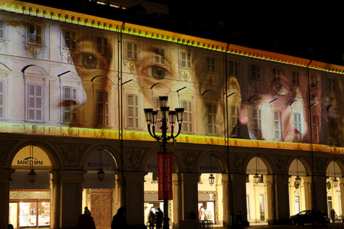 La città di Torino celebrata nel videomapping di Karmachina, in scena dal 23 dicembre all’8 gennaio
